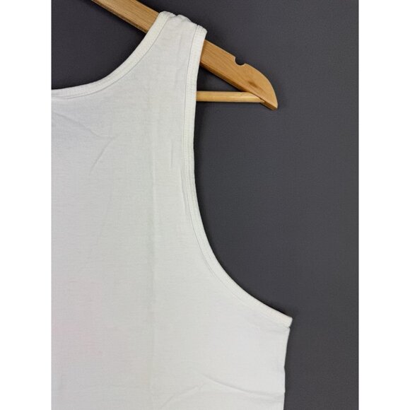 Vintage Y2K Walt Disney Mickey Mouse Epcot Center Tank Top Promo Art Logo White - Picture 11 of 15